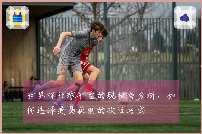 世界杯让球平台的现状与分析，如何选择更易获利的投注方式
